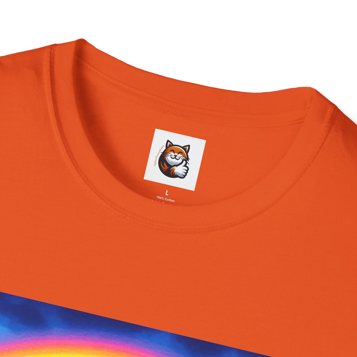 Russian Blue Cat Unisex Softstyle T-Shirt