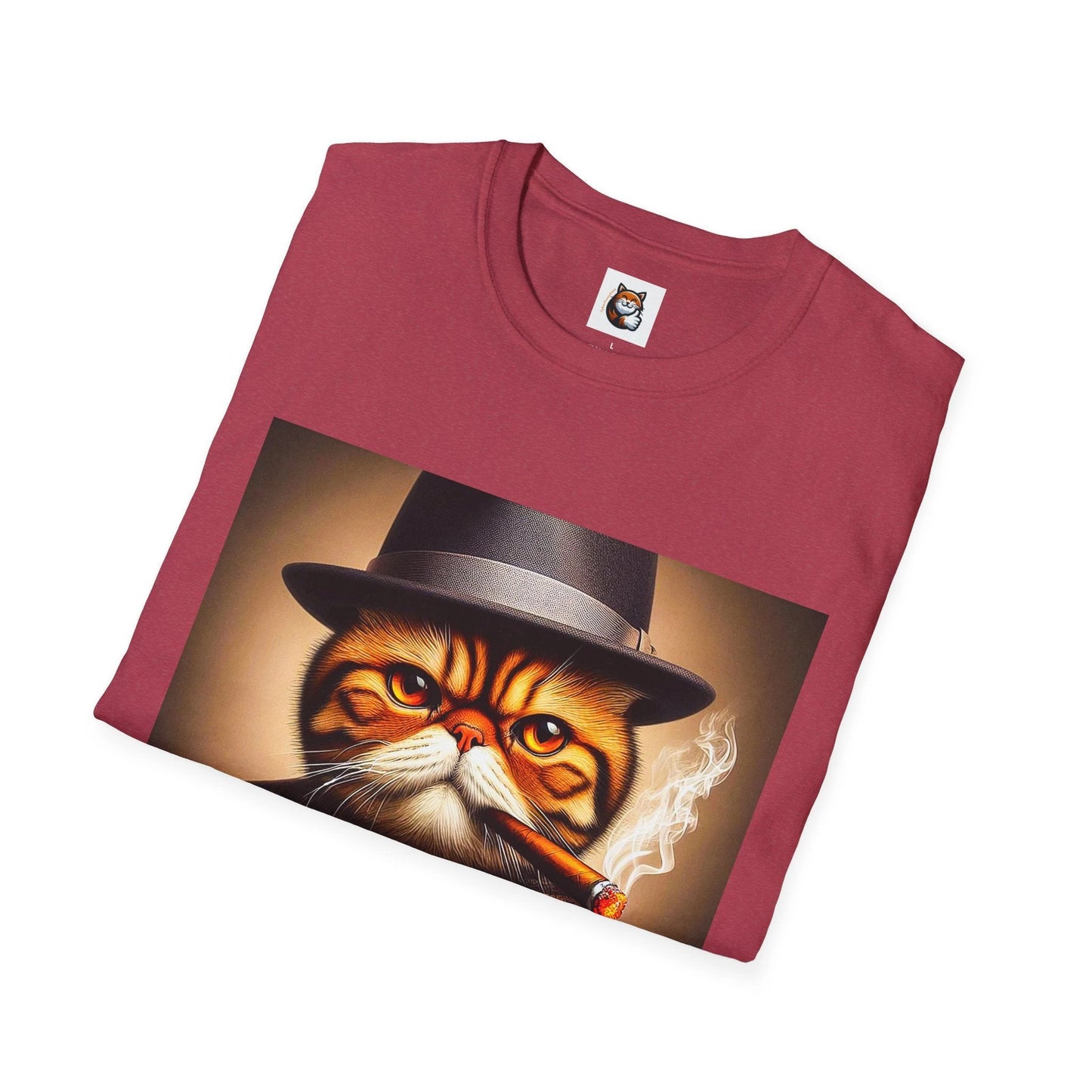 Exotic Shorthair Cat Unisex Softstyle T-Shirt by Printify