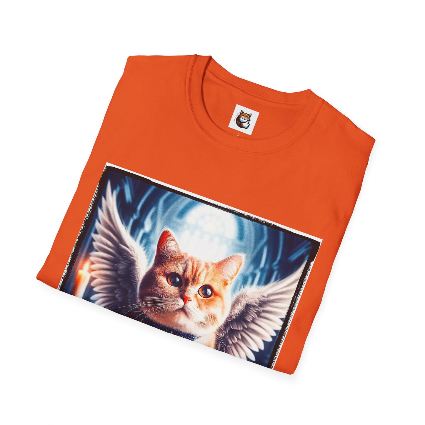 Domestic Cat Angel and clouds T-Shirt