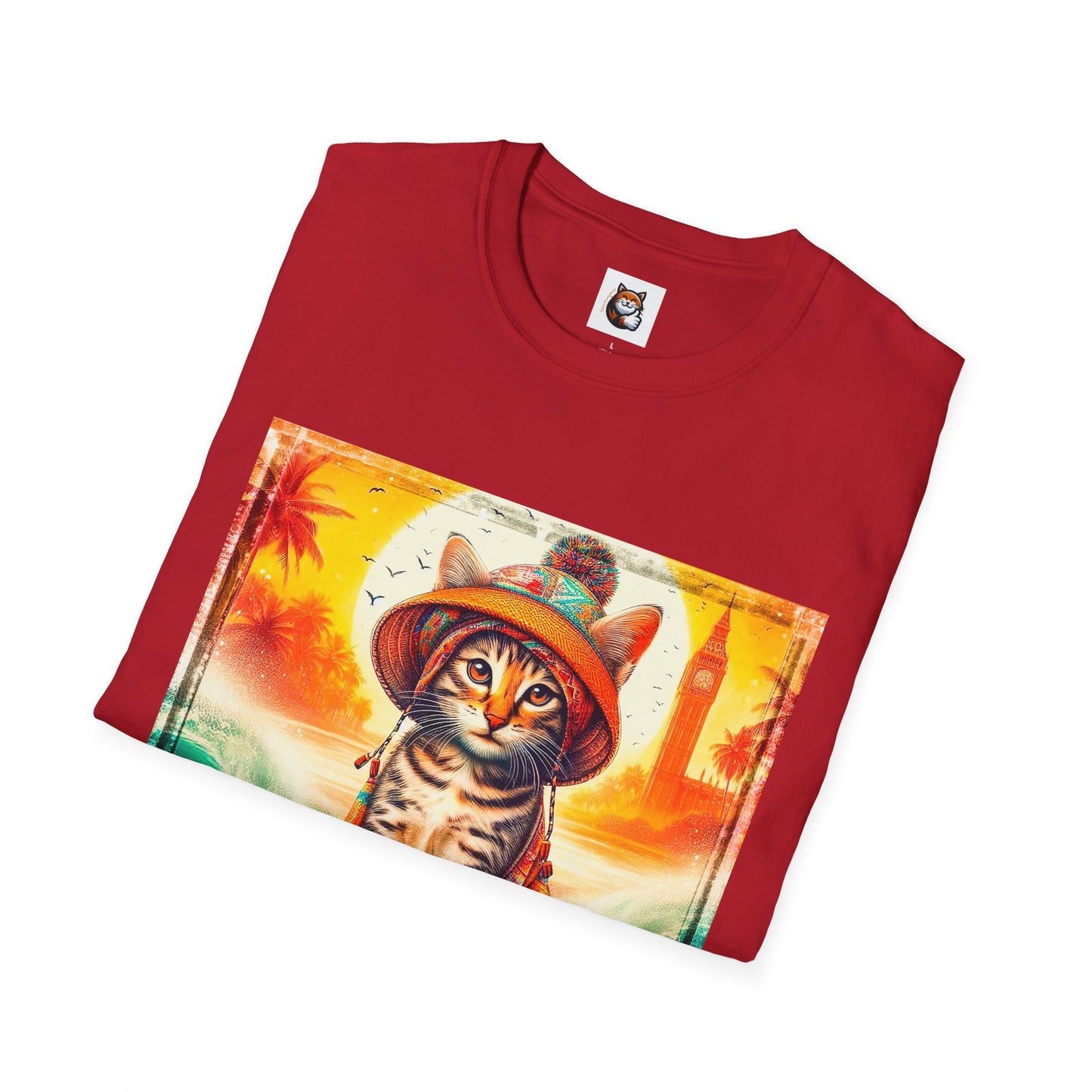 Domestic Cat Unisex Softstyle T-Shirt