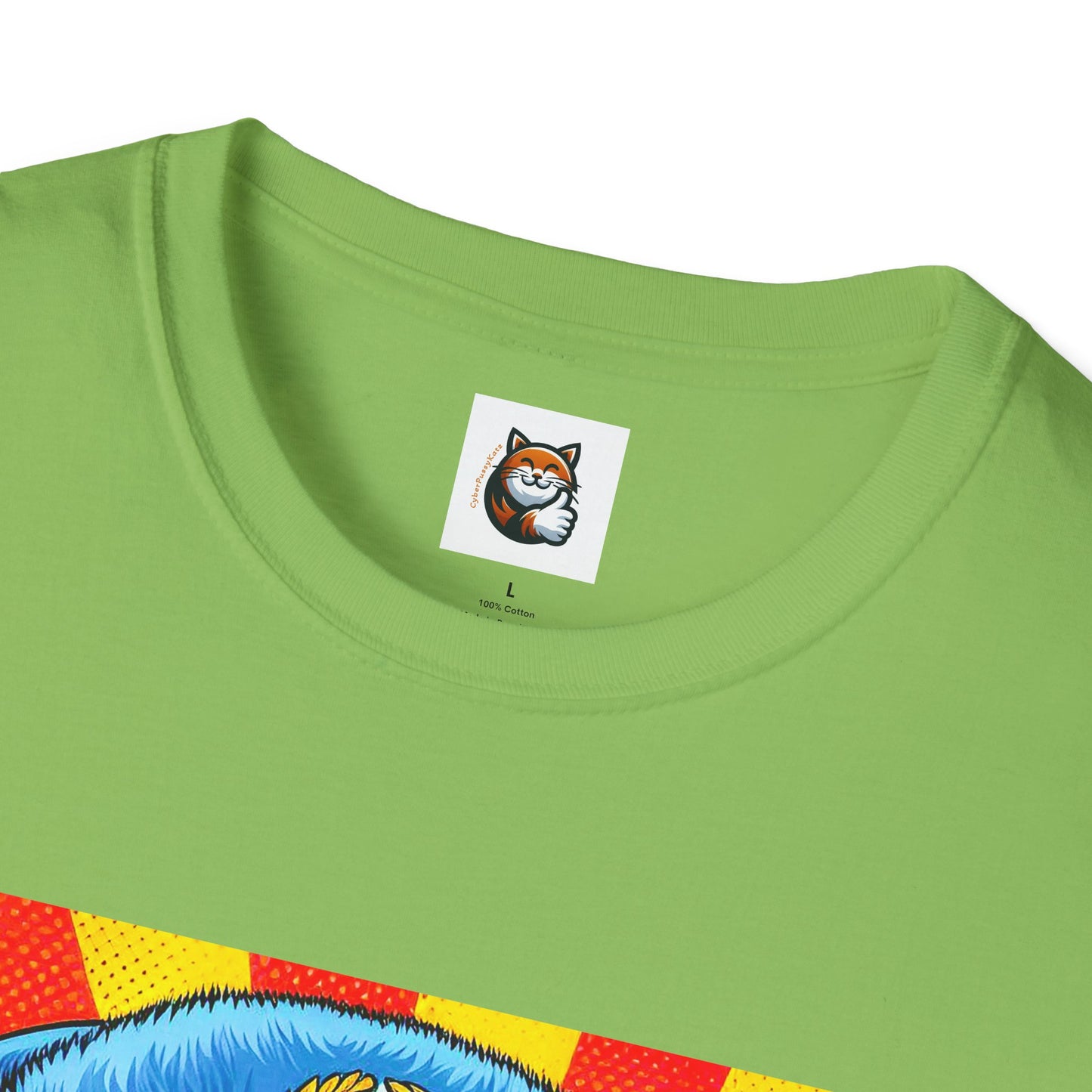 Russian Blue Cat Unisex Softstyle T-Shirt
