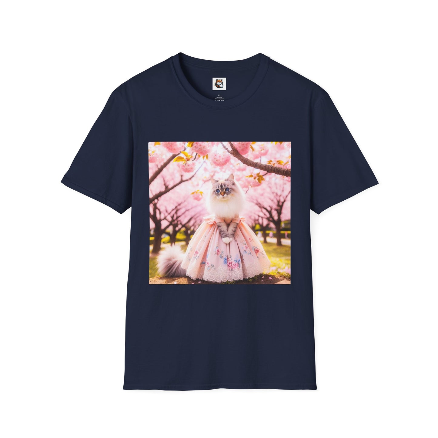 Siberian Cat pink dress shirt