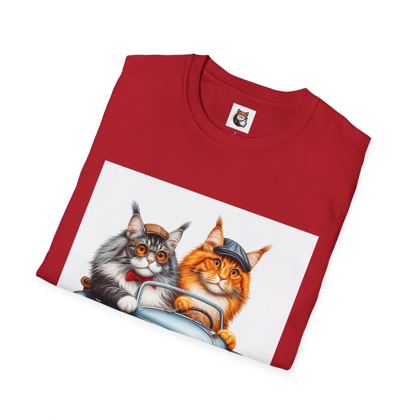 Wacky Maine Coon Unisex Softstyle T-Shirt