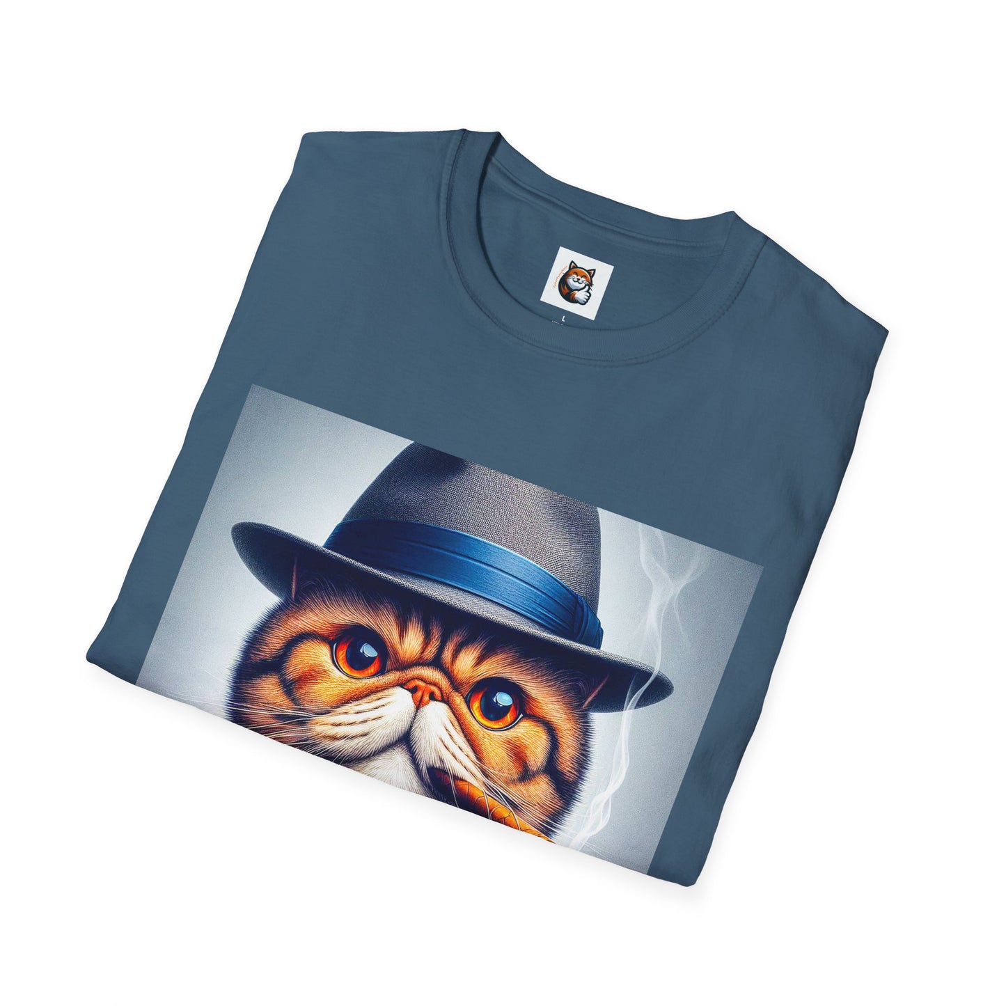 Exotic Shorthair Cat Unisex Softstyle T-Shirt