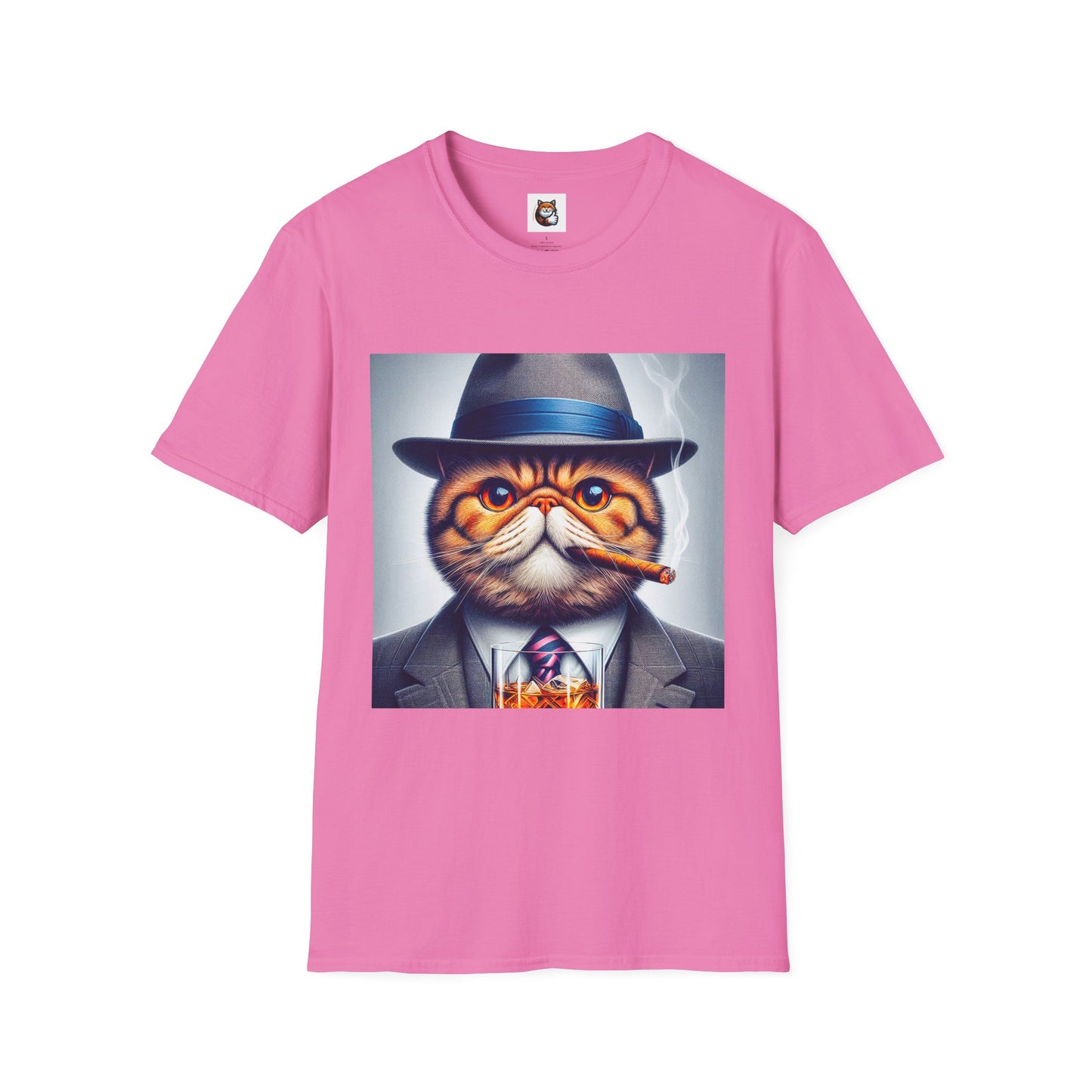Exotic Shorthair Cat Unisex Softstyle T-Shirt