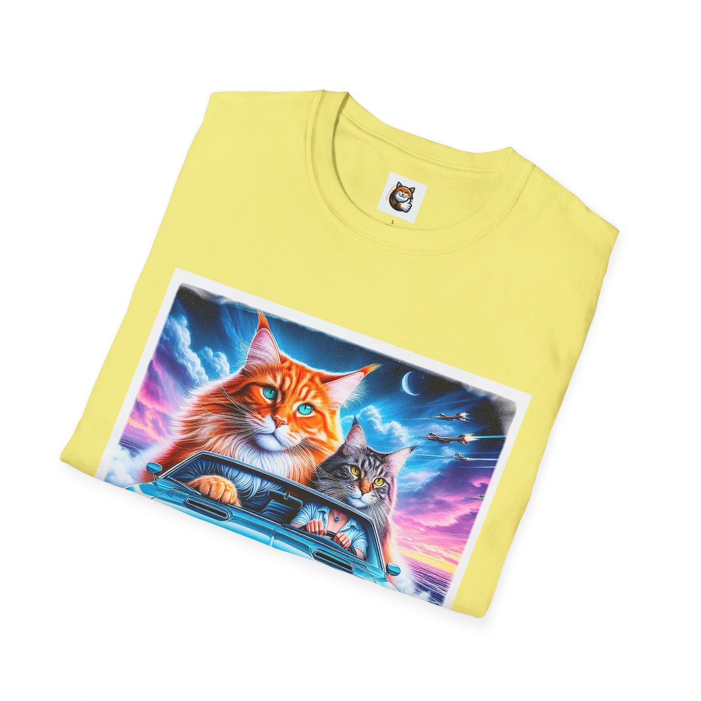 Wacky Maine Coon Unisex Softstyle T-Shirt