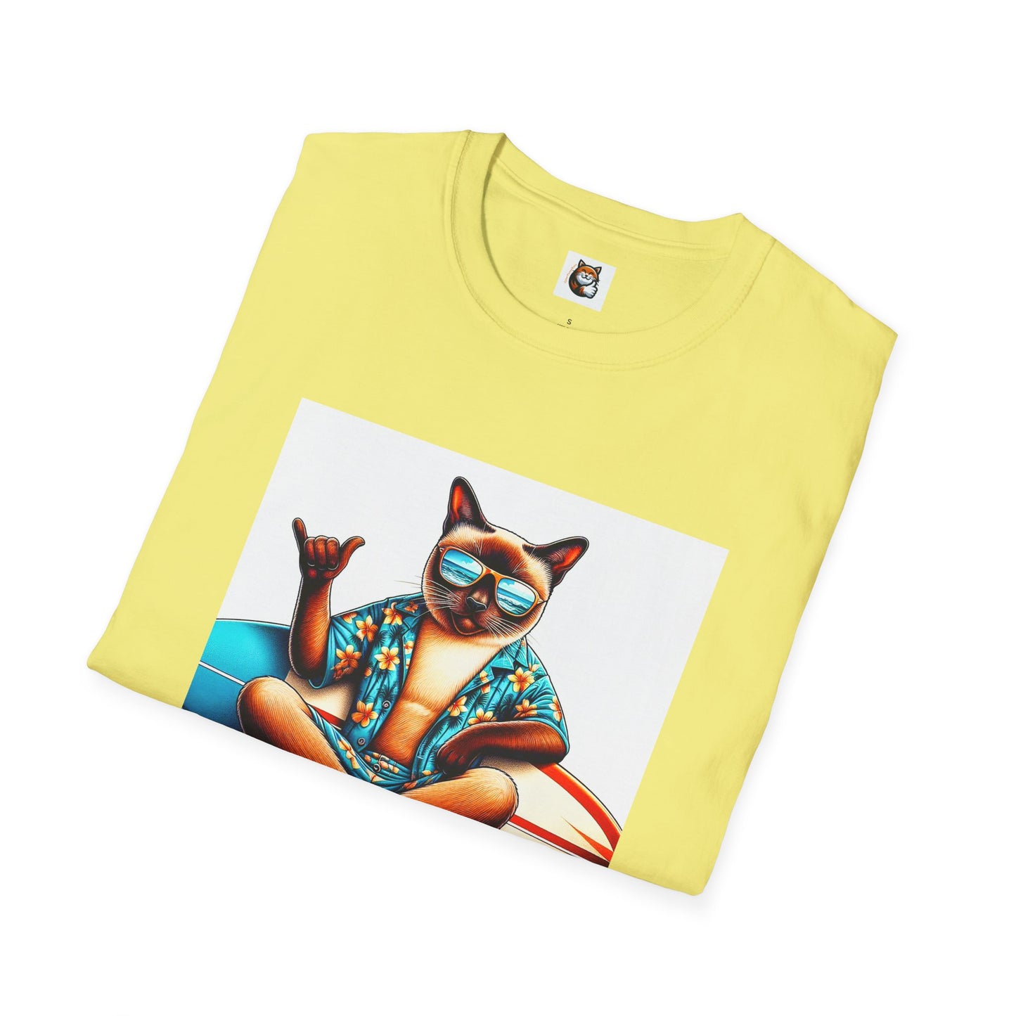 Siamese Cat surfing