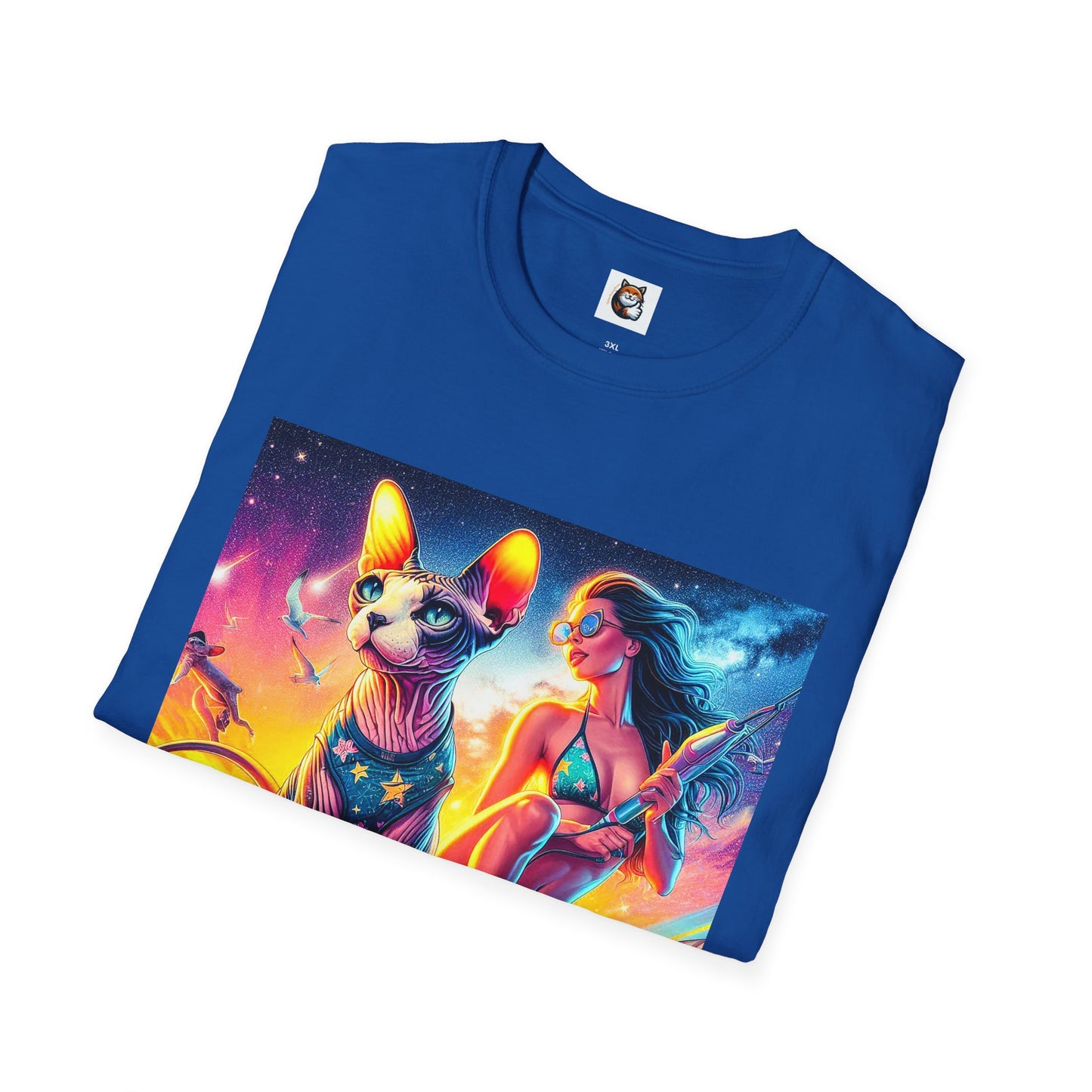 Sphynx Cat surfing queen shirt