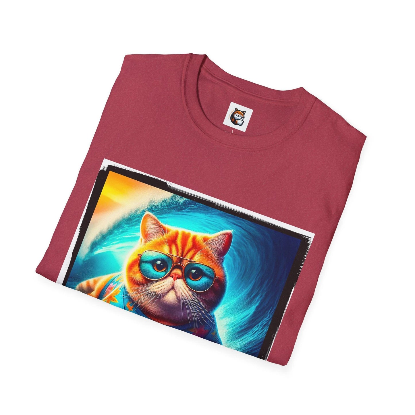 Exotic Shorthair Cat Unisex Softstyle T-Shirt by Printify