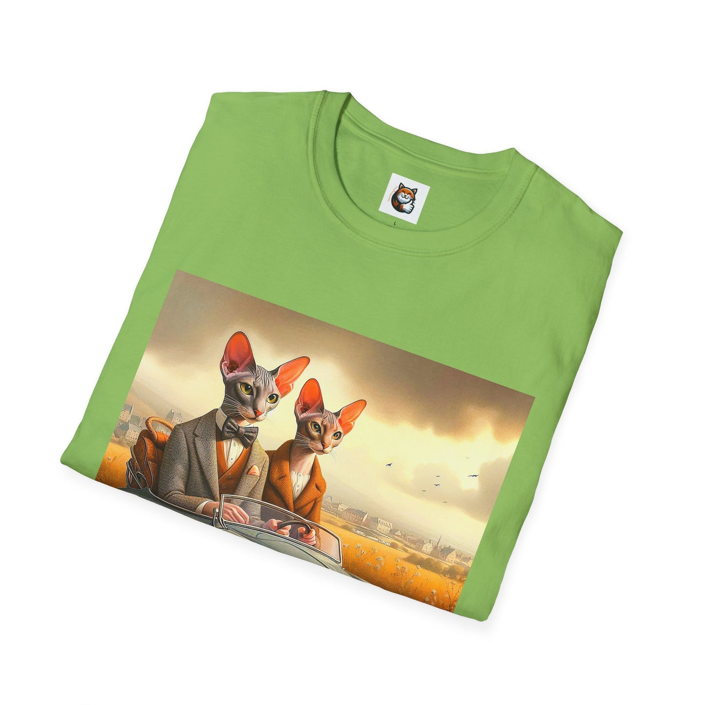 Wacky Oriental Shorthair Unisex Softstyle T-Shirt