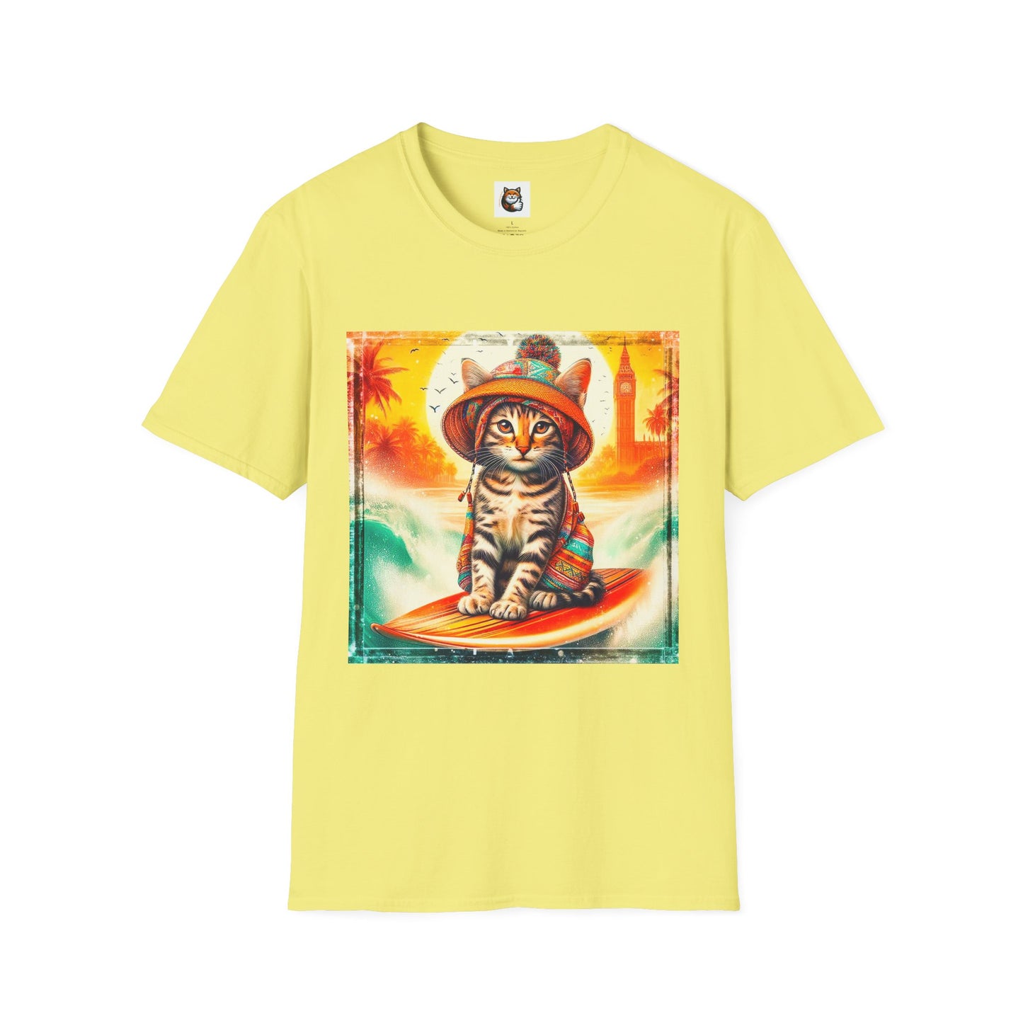 Domestic Cat Unisex Softstyle T-Shirt