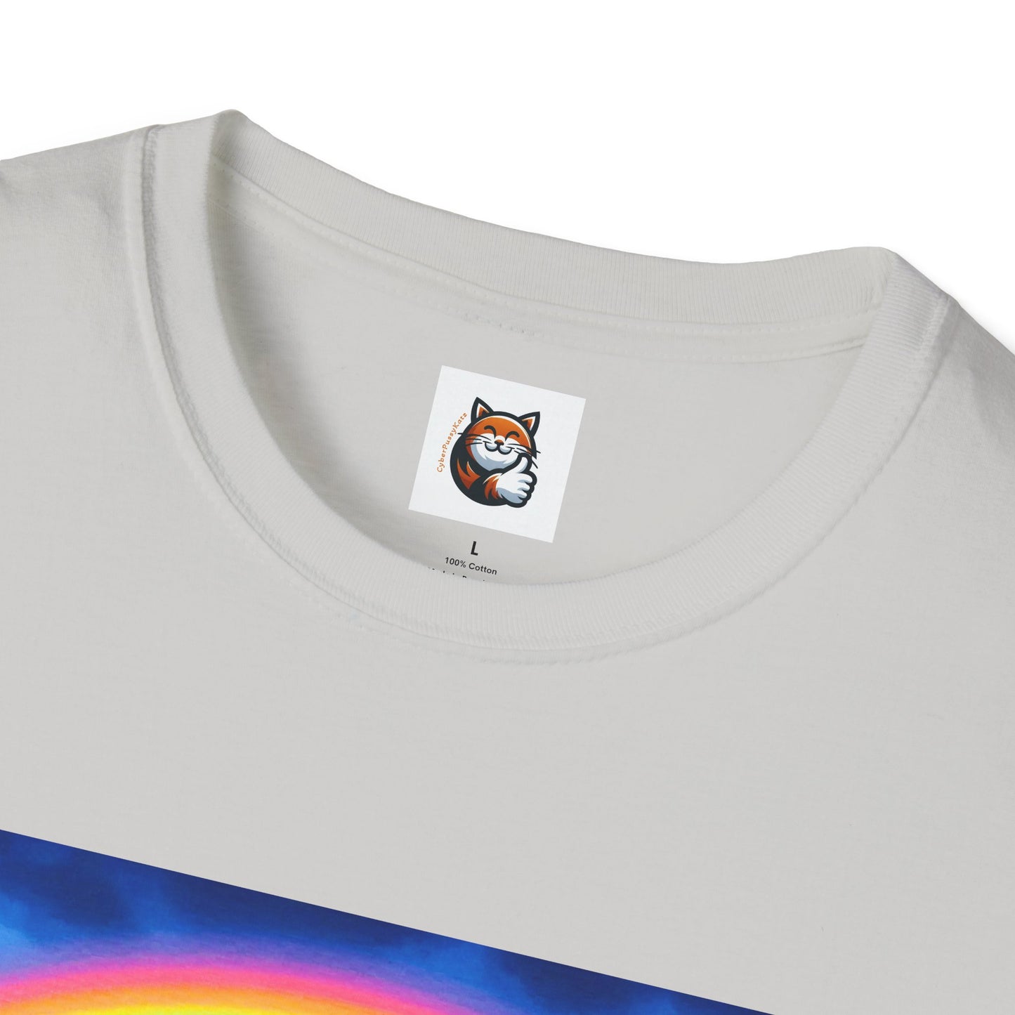 Russian Blue Cat Unisex Softstyle T-Shirt