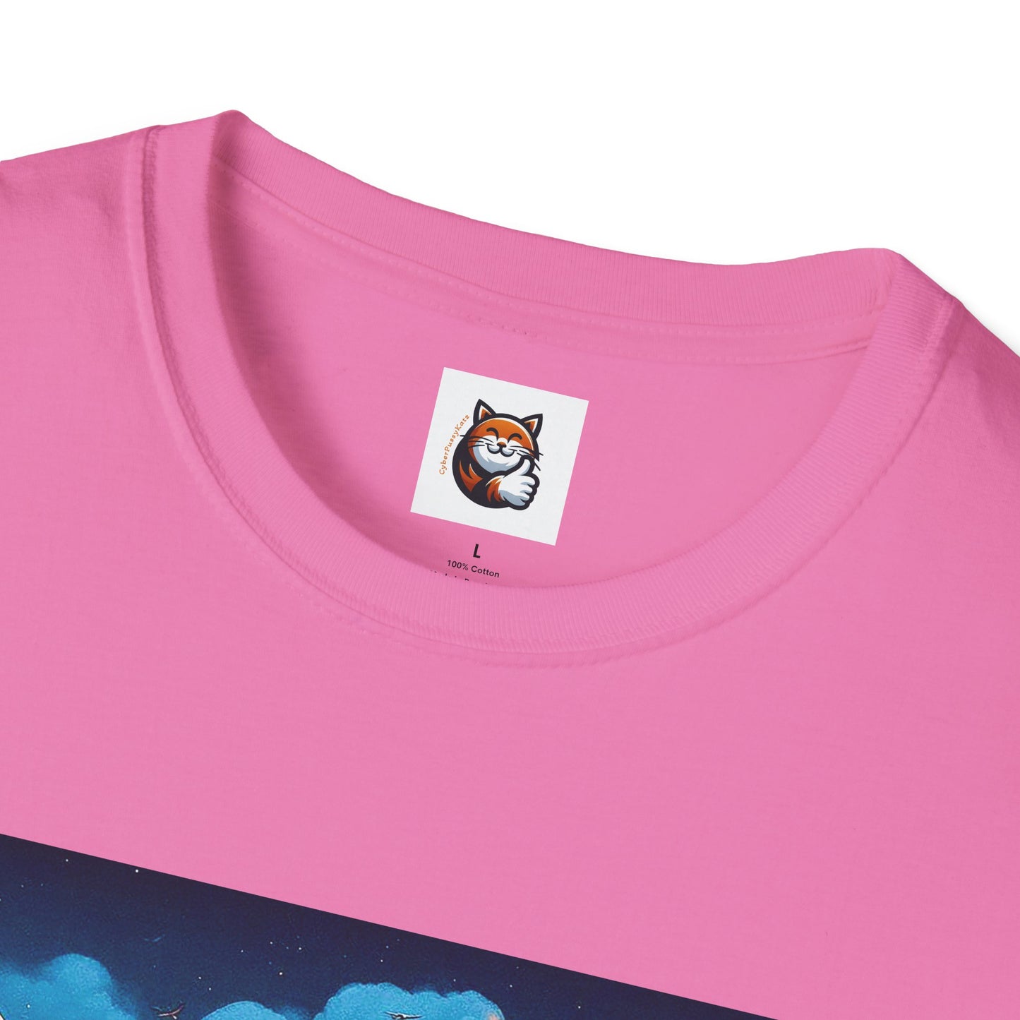 Wacky Russian Blue Cat cute couple driving T-Shirt