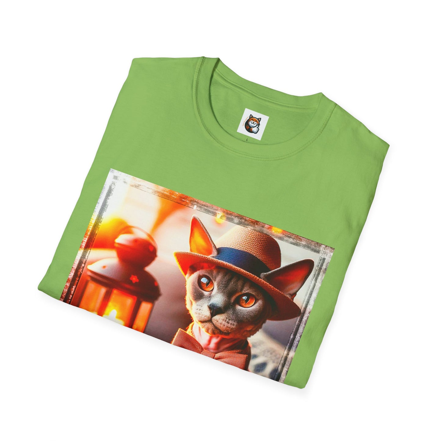 Devon Rex Cat Unisex Softstyle T-Shirt