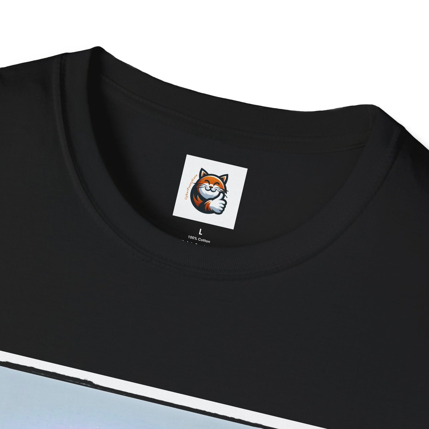 Devon Rex Cat rainbow Softstyle T-Shirt