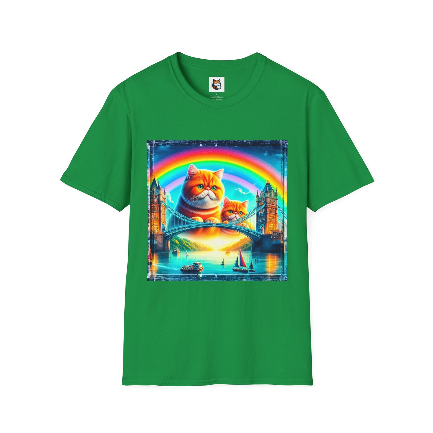 Exotic Shorthair Cat Unisex Softstyle T-Shirt
