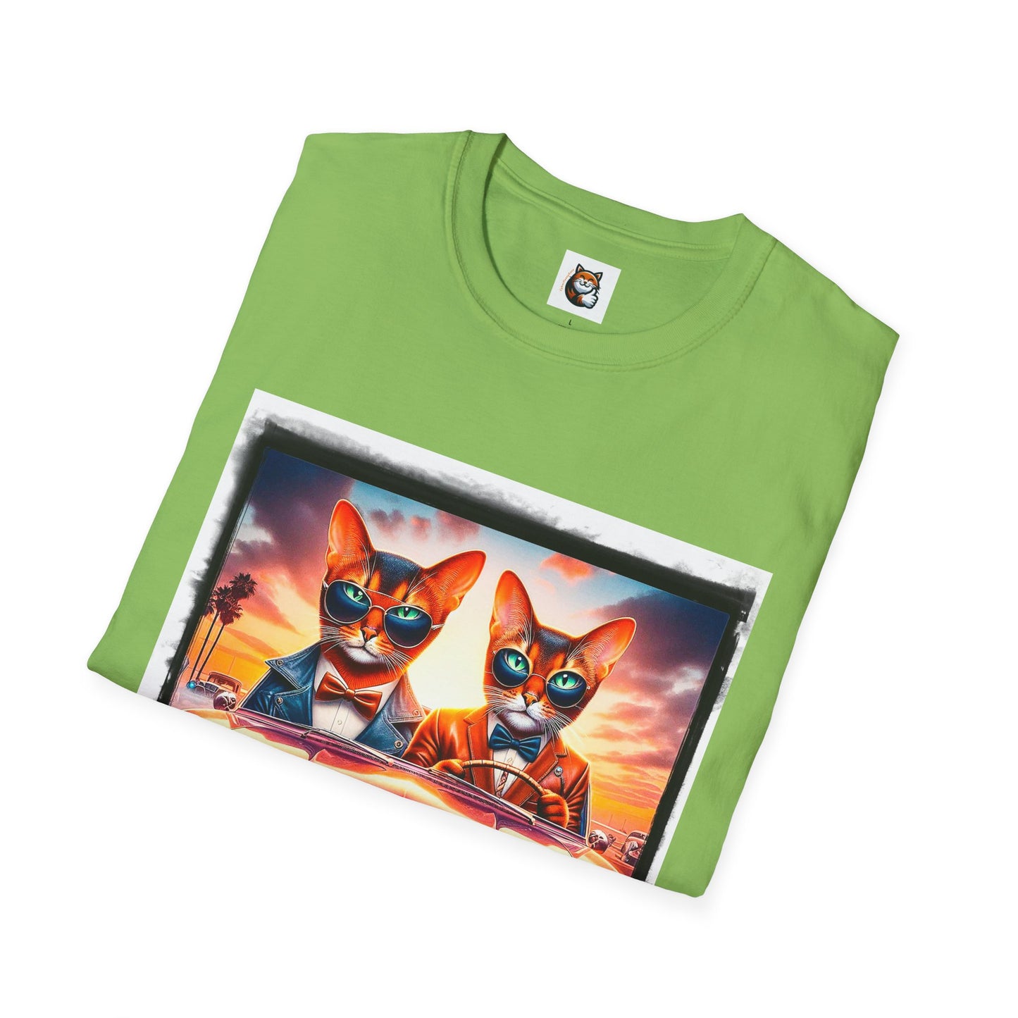 Wacky car driving Unisex Softstyle T-Shirt