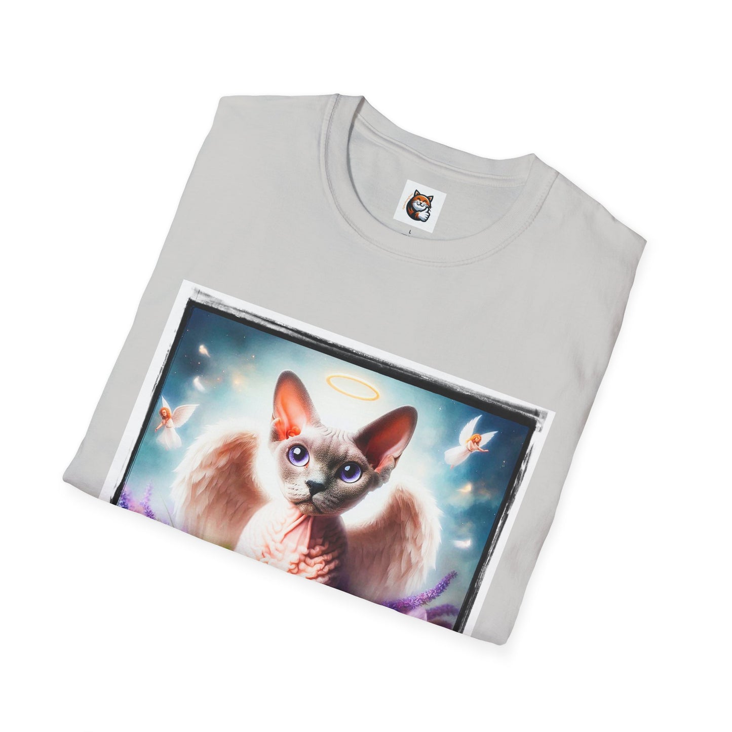 Devon Rex wings Unisex Softstyle T-Shirt