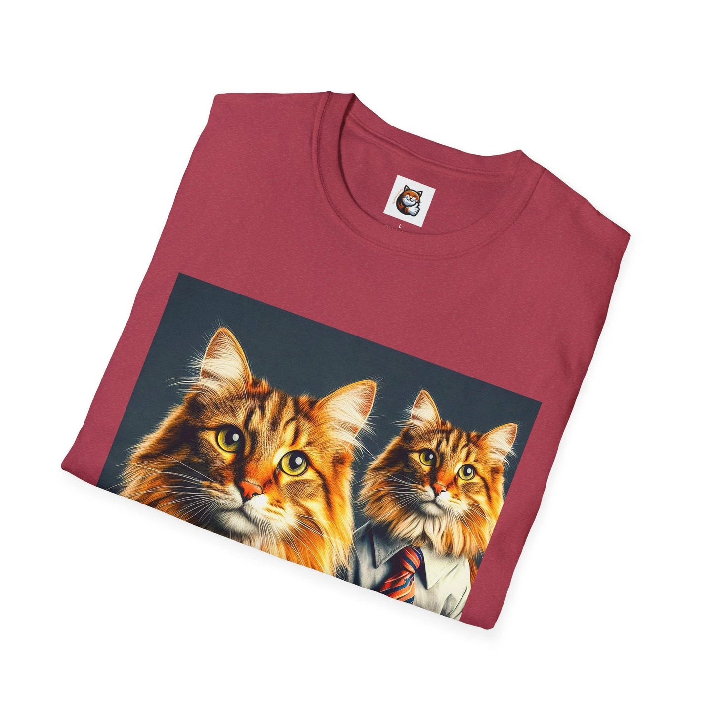 Norwegian Forest Cat Unisex Softstyle T-Shirt by Printify