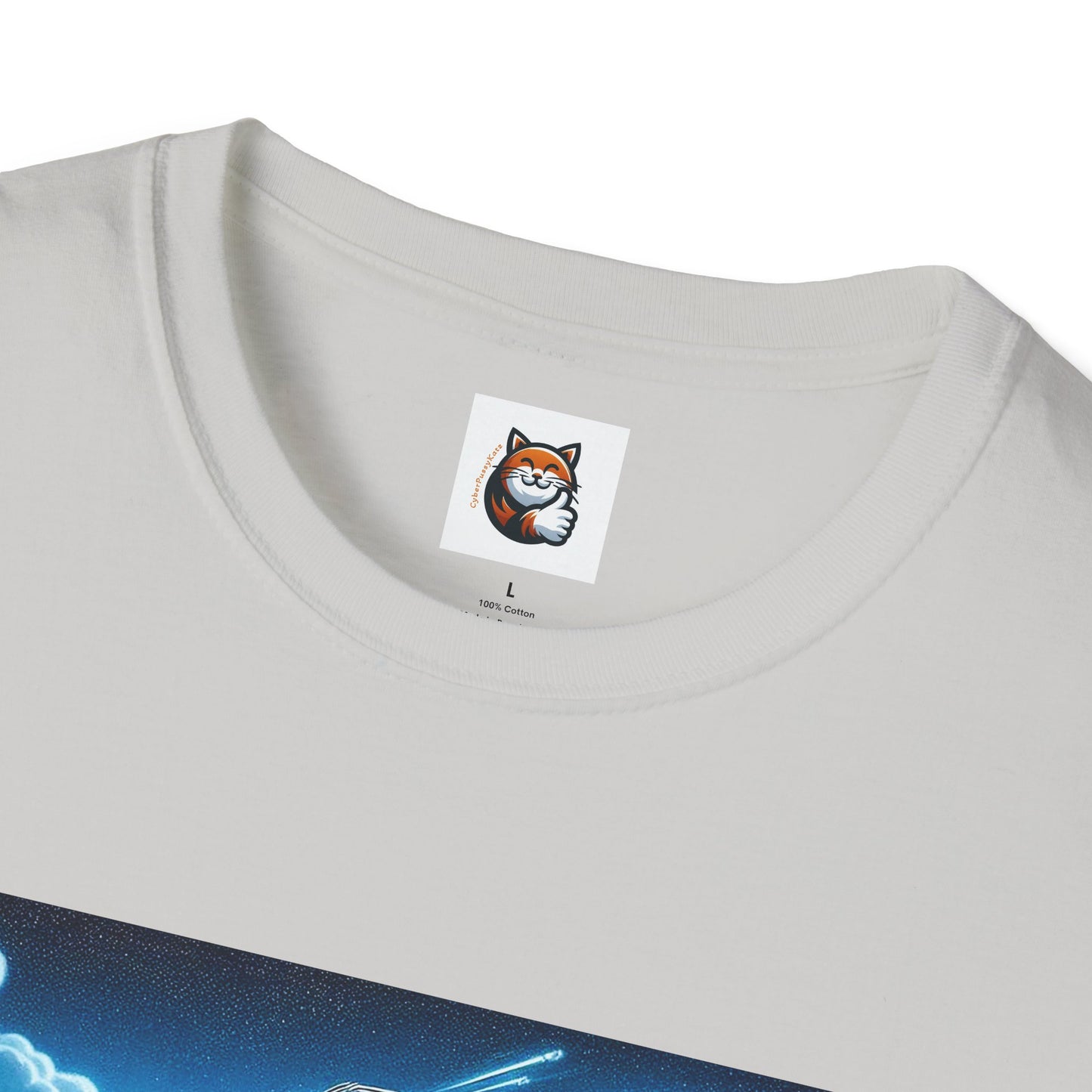 Russian Blue Cat pretty night T-Shirt