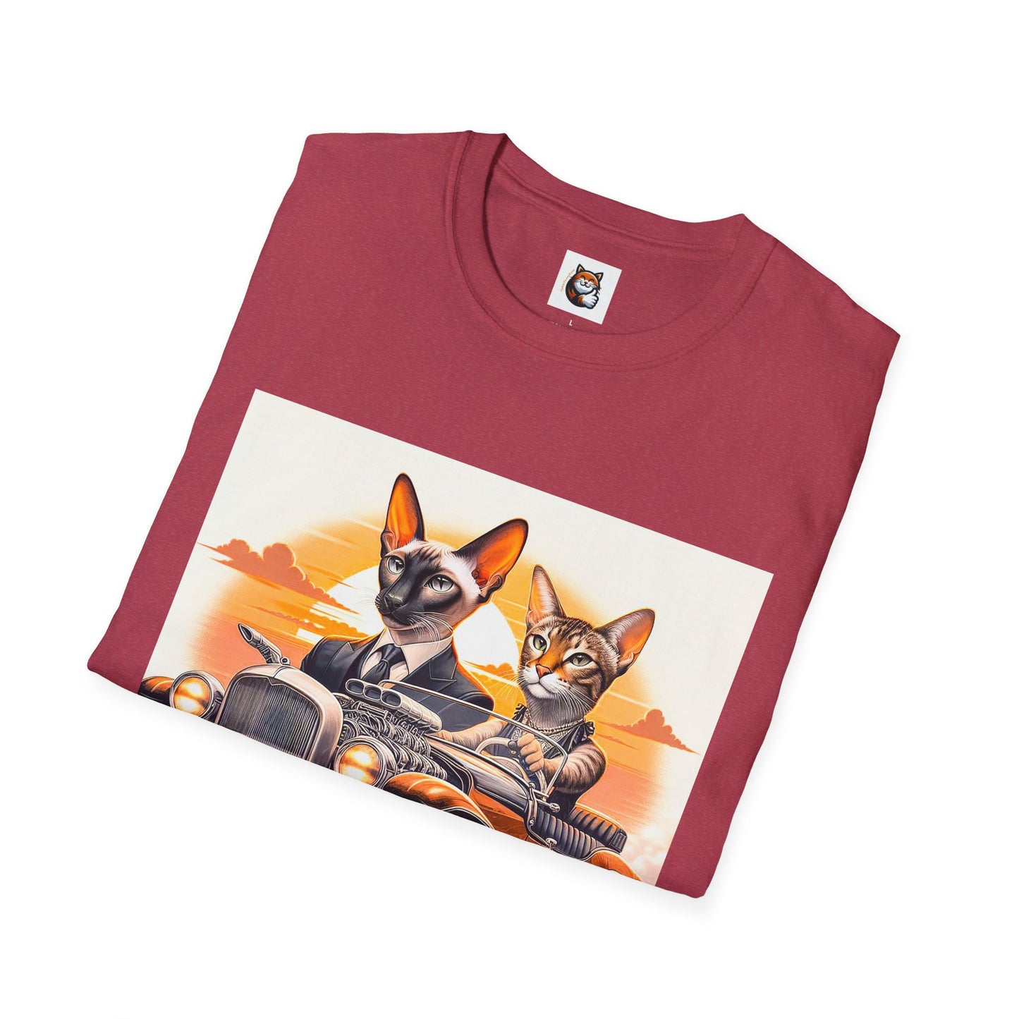 Wacky Oriental Shorthair Unisex Softstyle T-Shirt