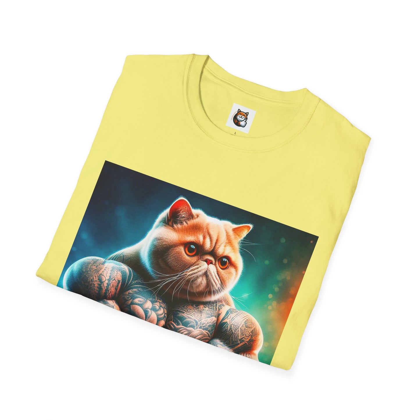 Exotic Shorthair Cat Unisex Softstyle T-Shirt