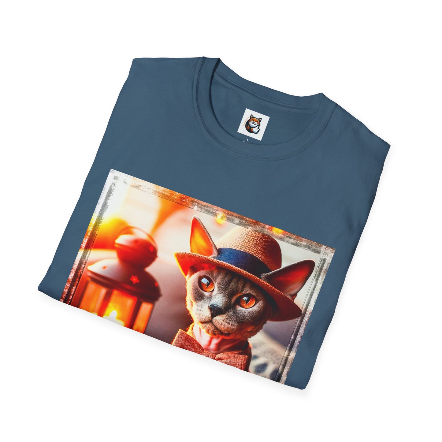 Devon Rex Cat Unisex Softstyle T-Shirt