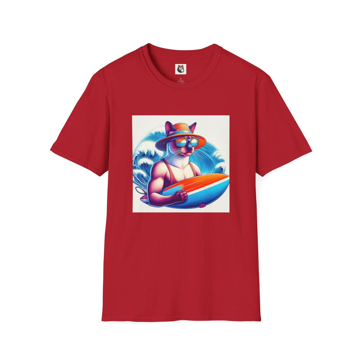 Siamese Cat surfing kitty