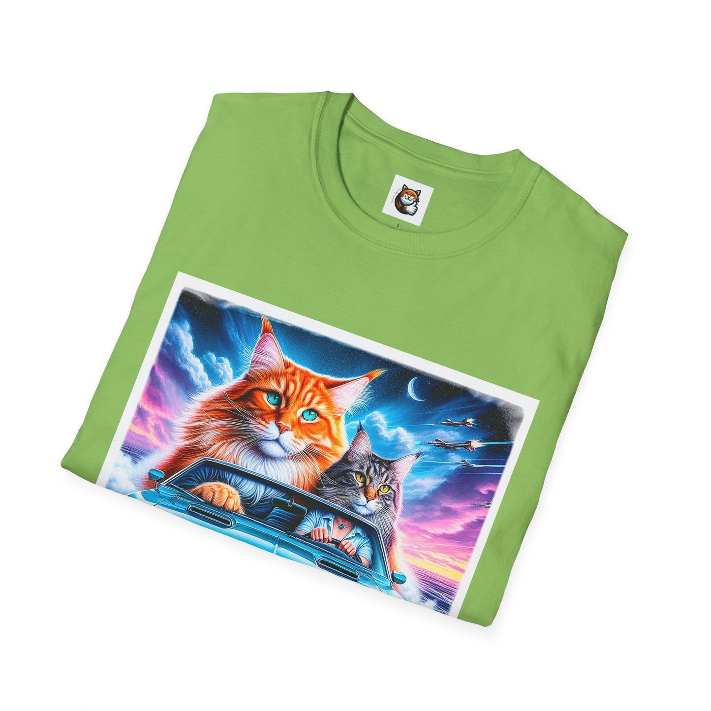 Wacky Maine Coon Unisex Softstyle T-Shirt