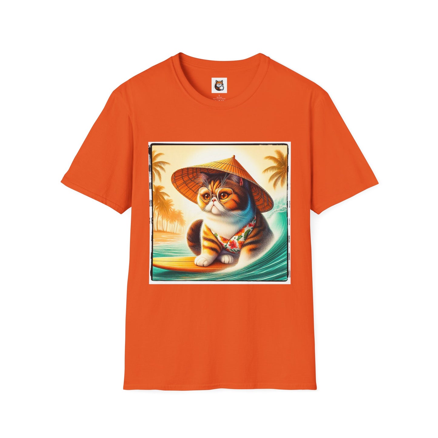 Exotic Shorthair Cat Unisex Softstyle T-Shirt