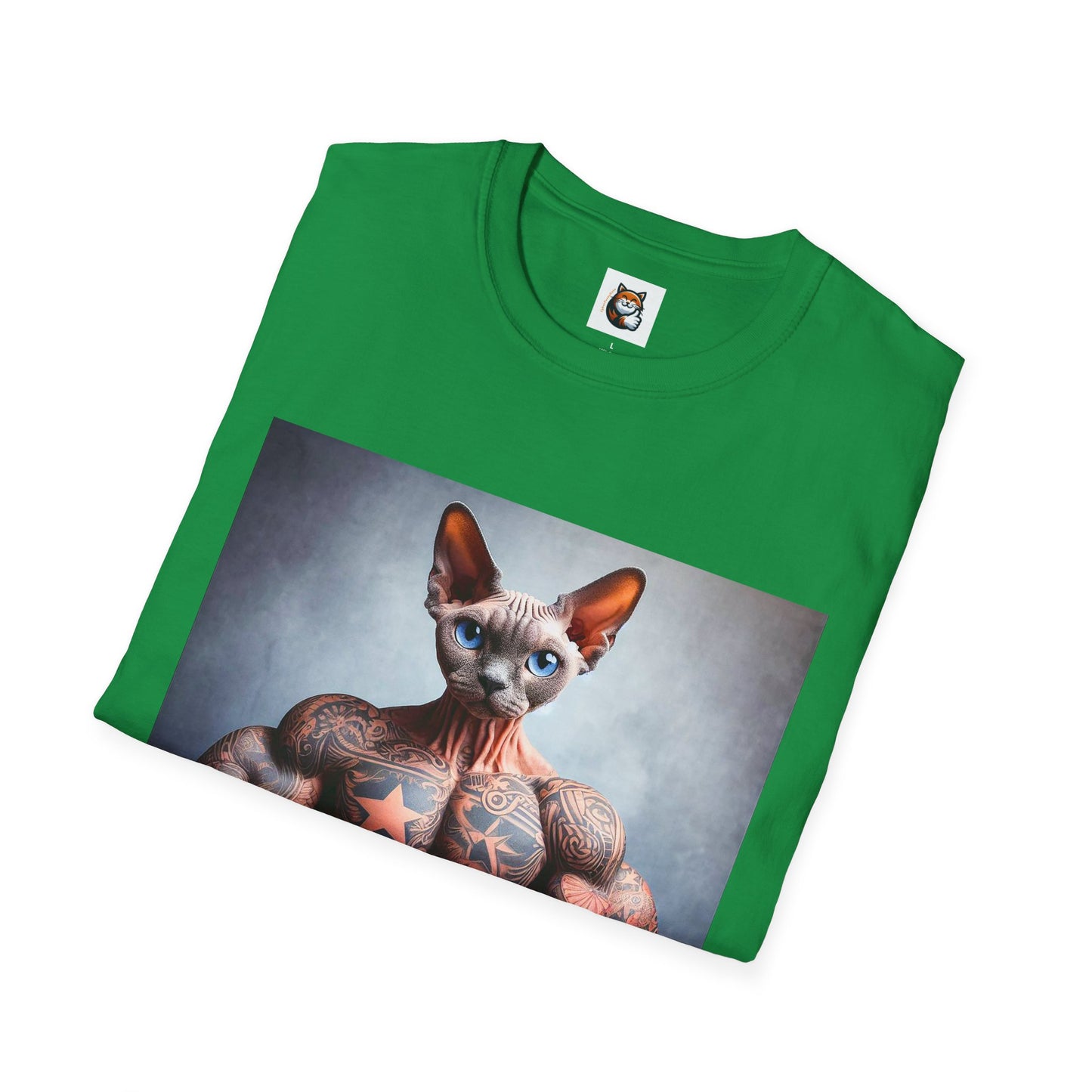 Devon Rex Cat Unisex Softstyle T-Shirt