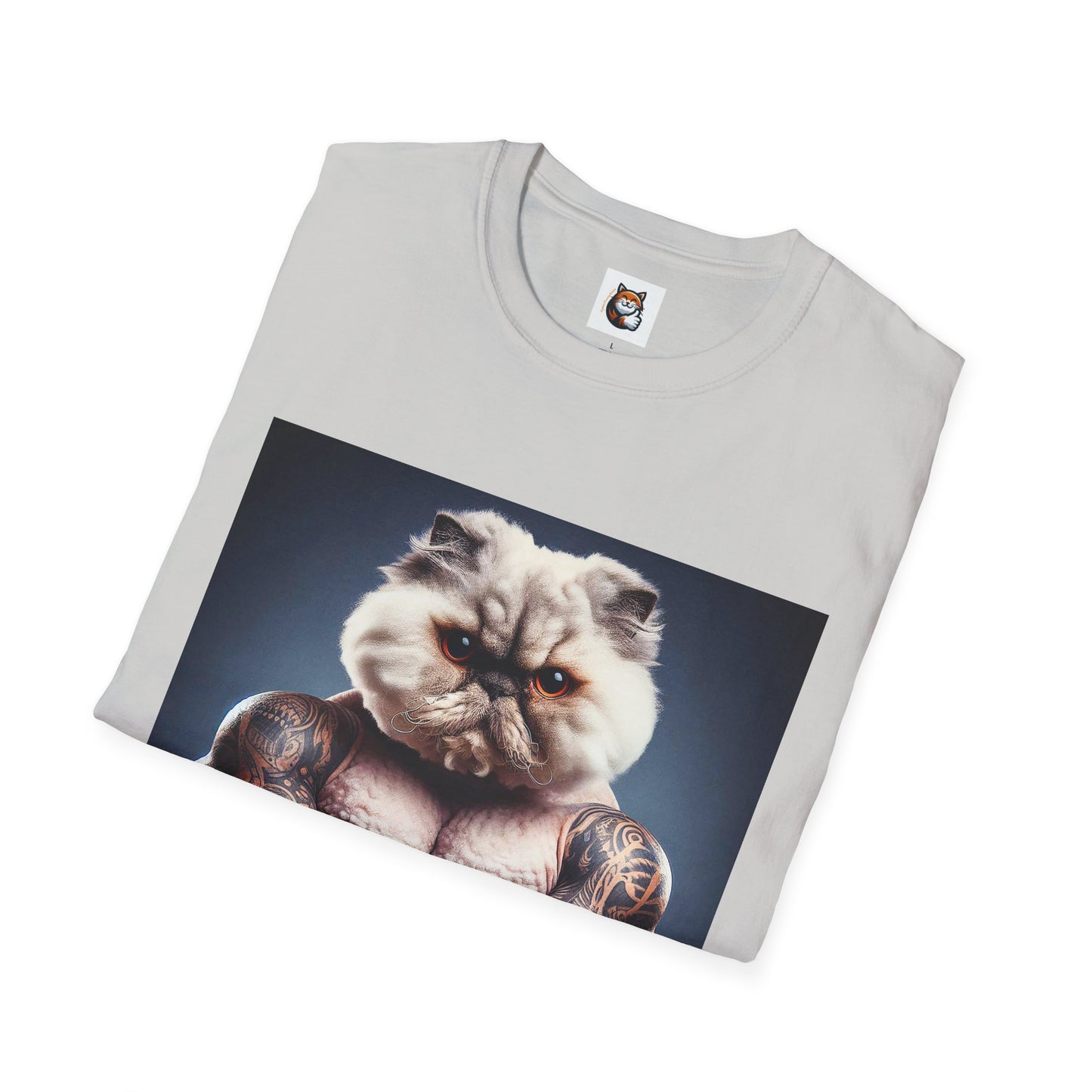 Selkirk Rex Cat T-Shirt - gym day