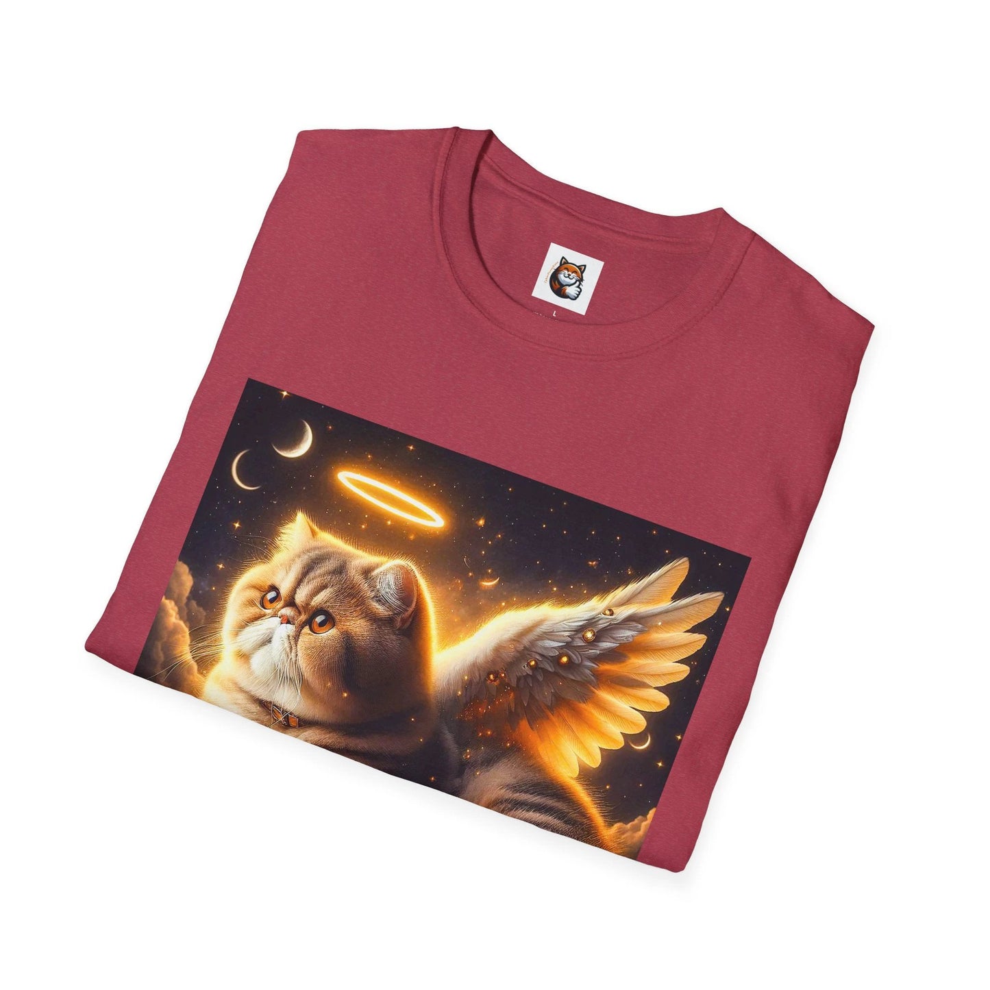 Exotic Shorthair Cat Unisex Softstyle T-Shirt by Printify