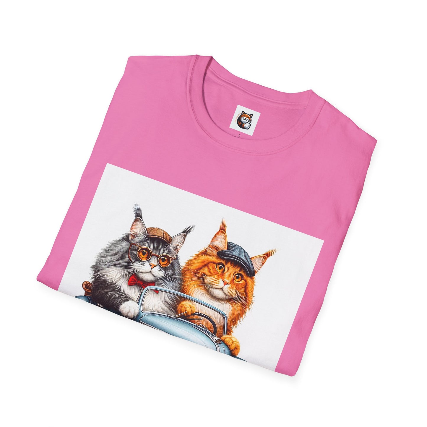 Wacky Maine Coon Unisex Softstyle T-Shirt
