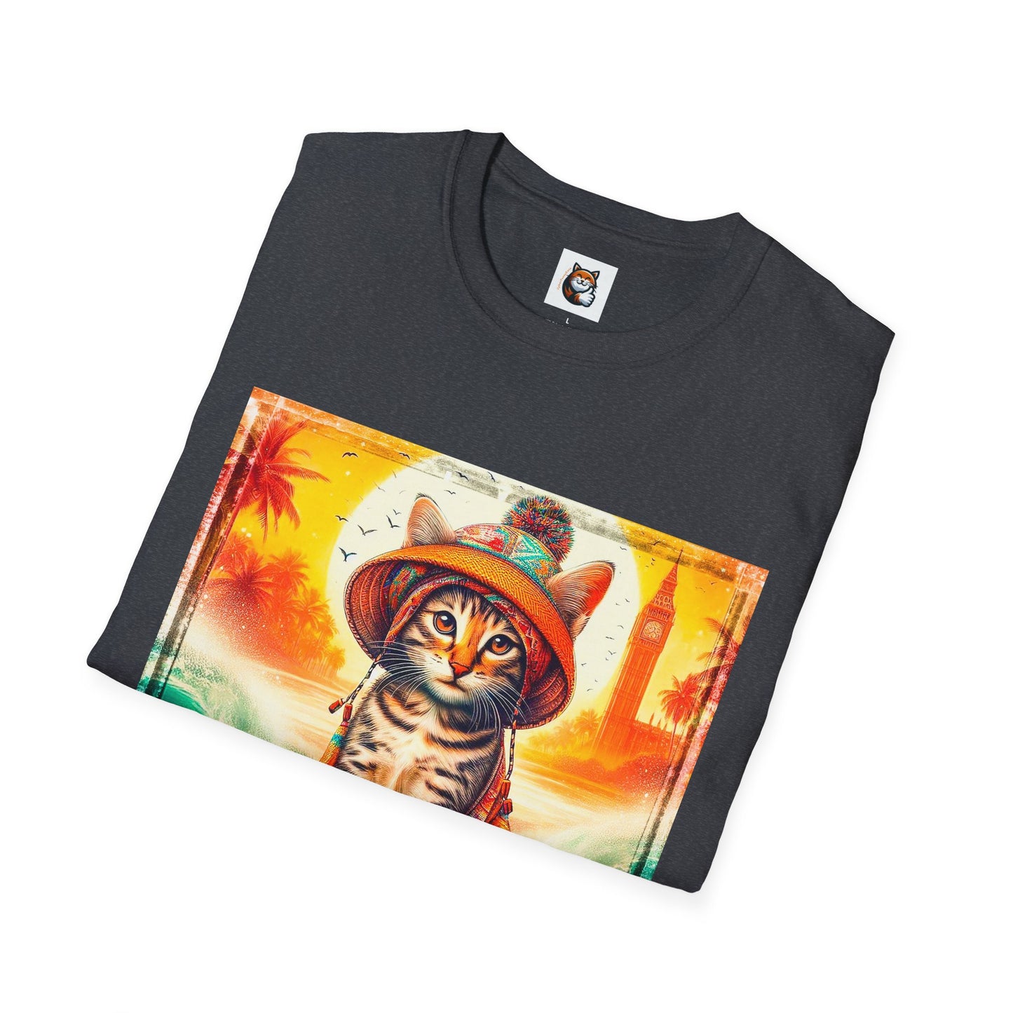 Domestic Cat Unisex Softstyle T-Shirt