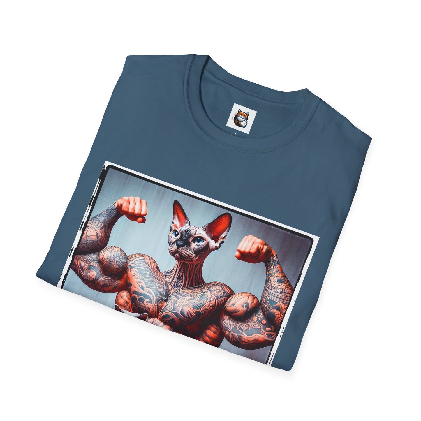 Devon Rex Cat Unisex Softstyle T-Shirt