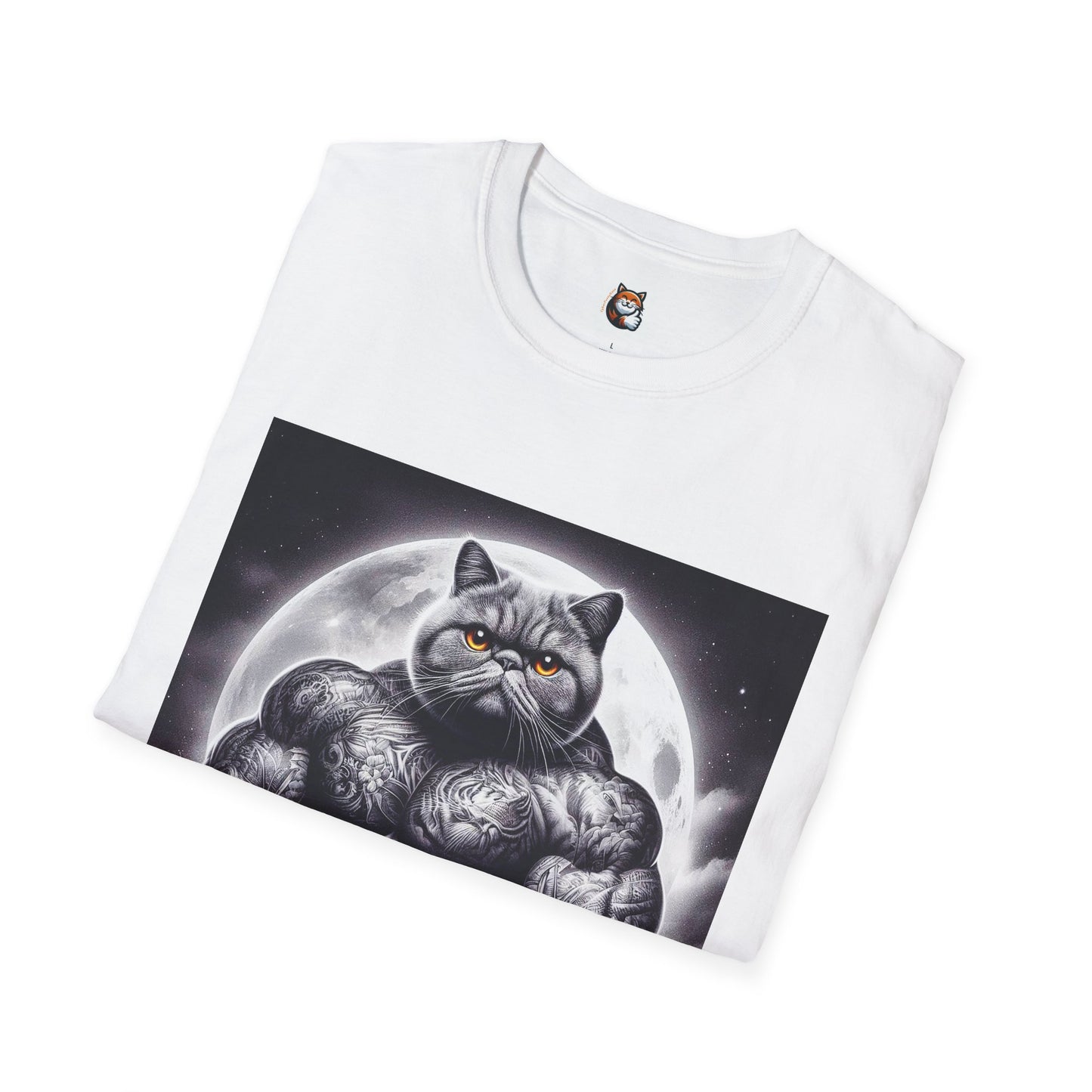 Exotic Shorthair Cat Unisex Softstyle T-Shirt