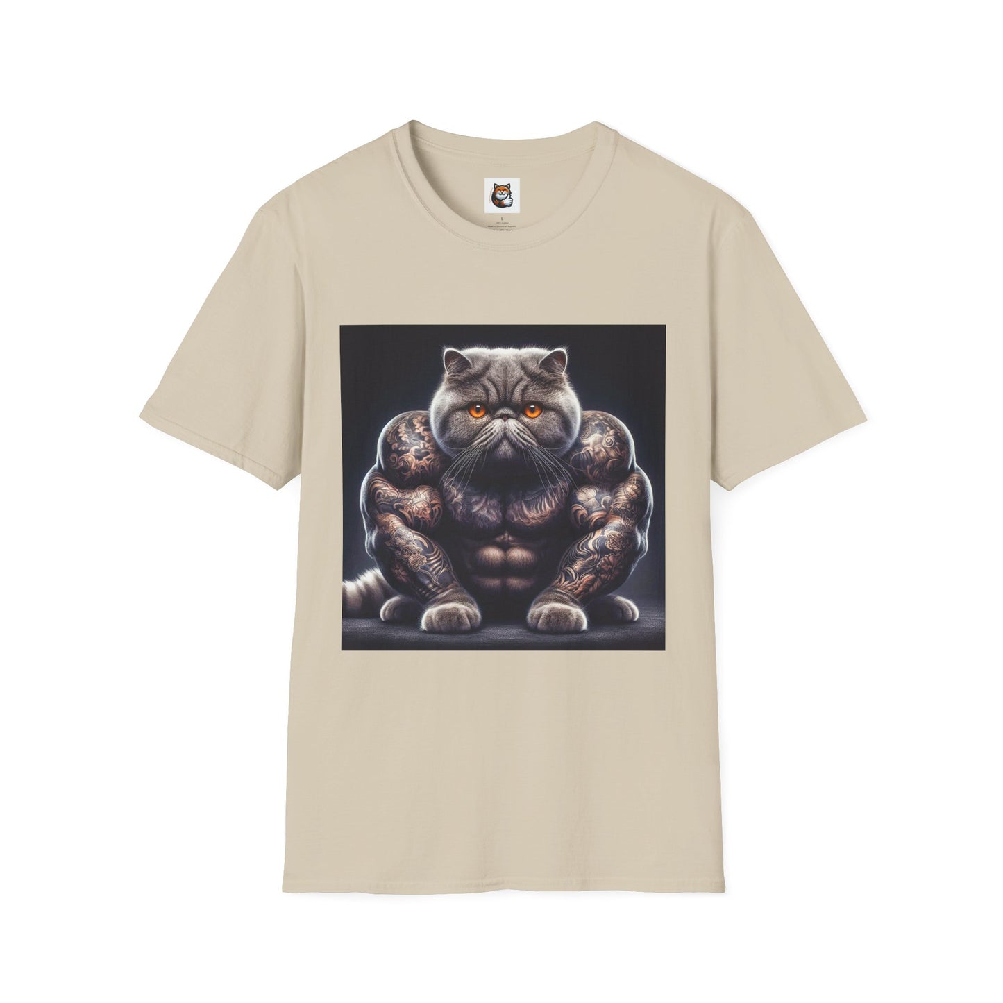 Exotic Shorthair Cat Unisex Softstyle T-Shirt