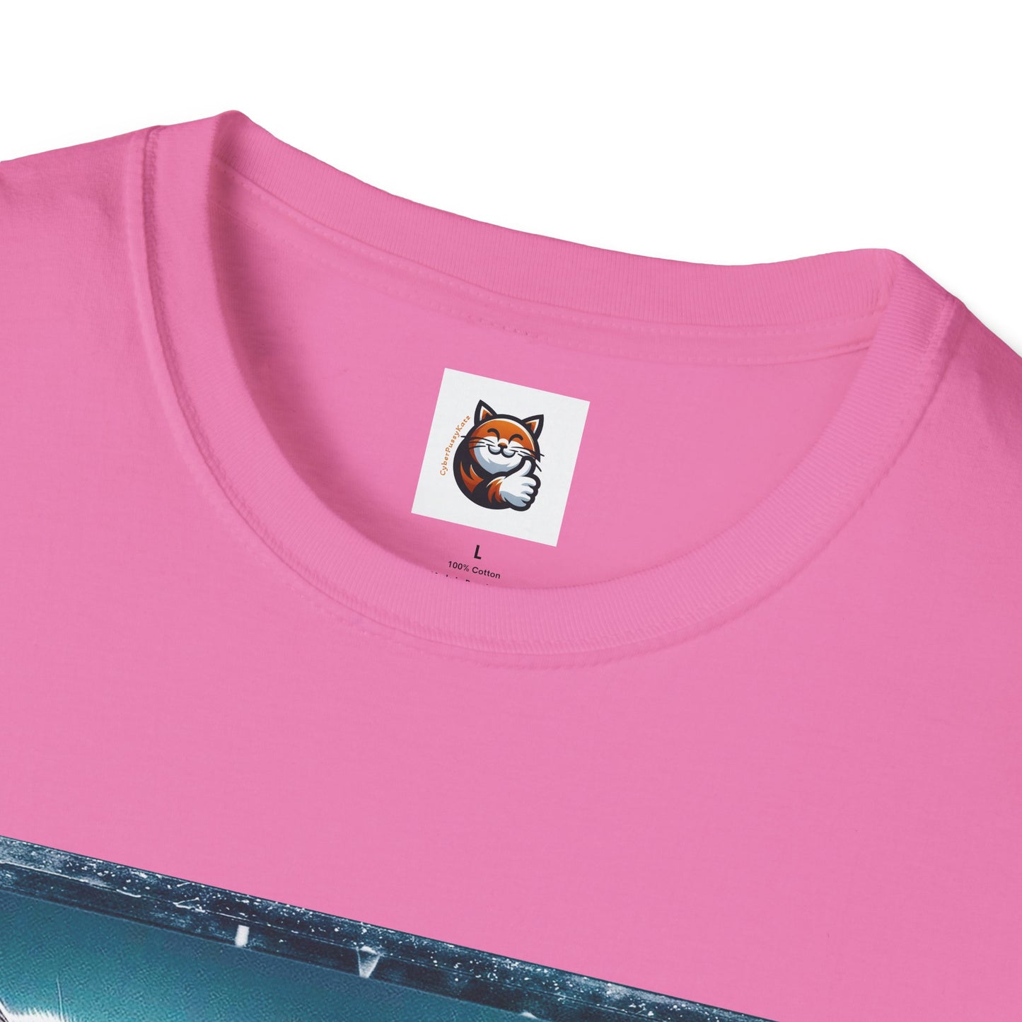 Wacky British Shorthair tiny red car Softstyle T-Shirt