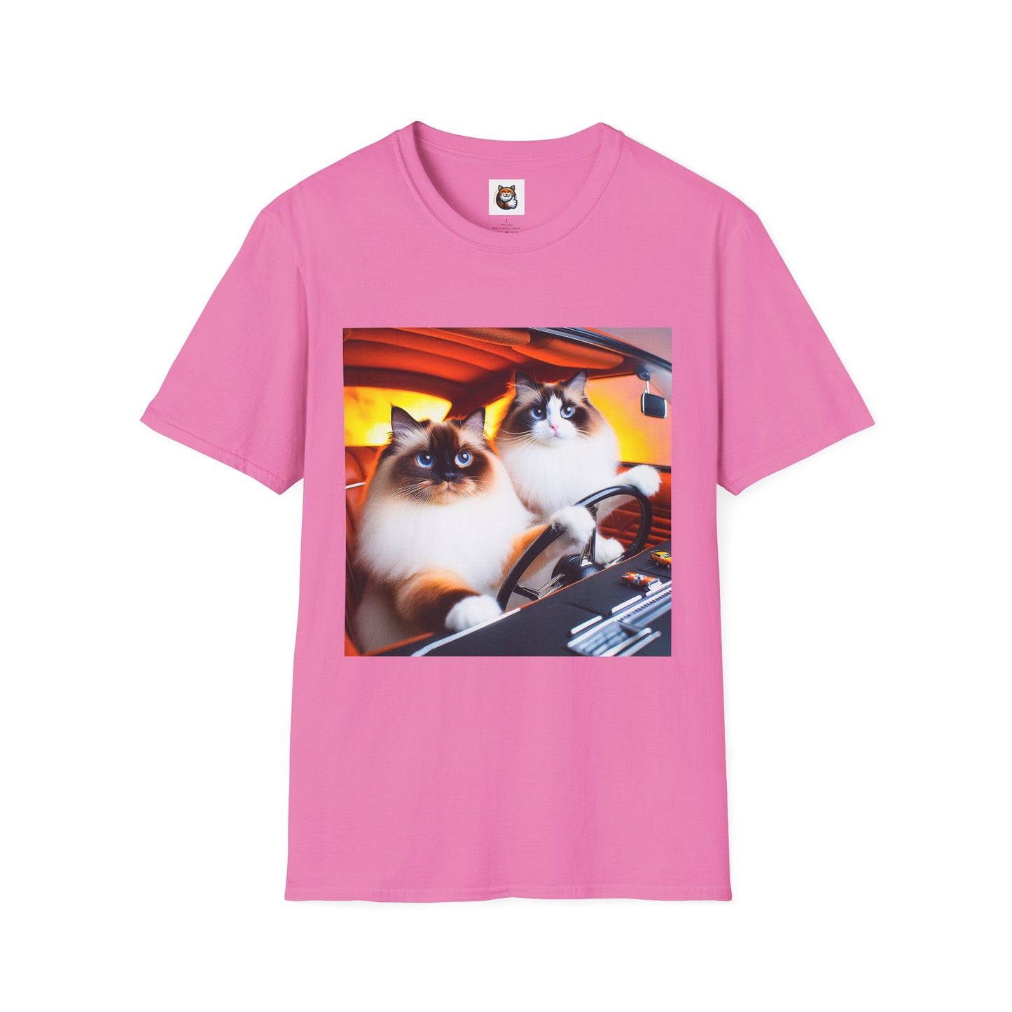 Wacky Ragdoll Unisex Softstyle T-Shirt