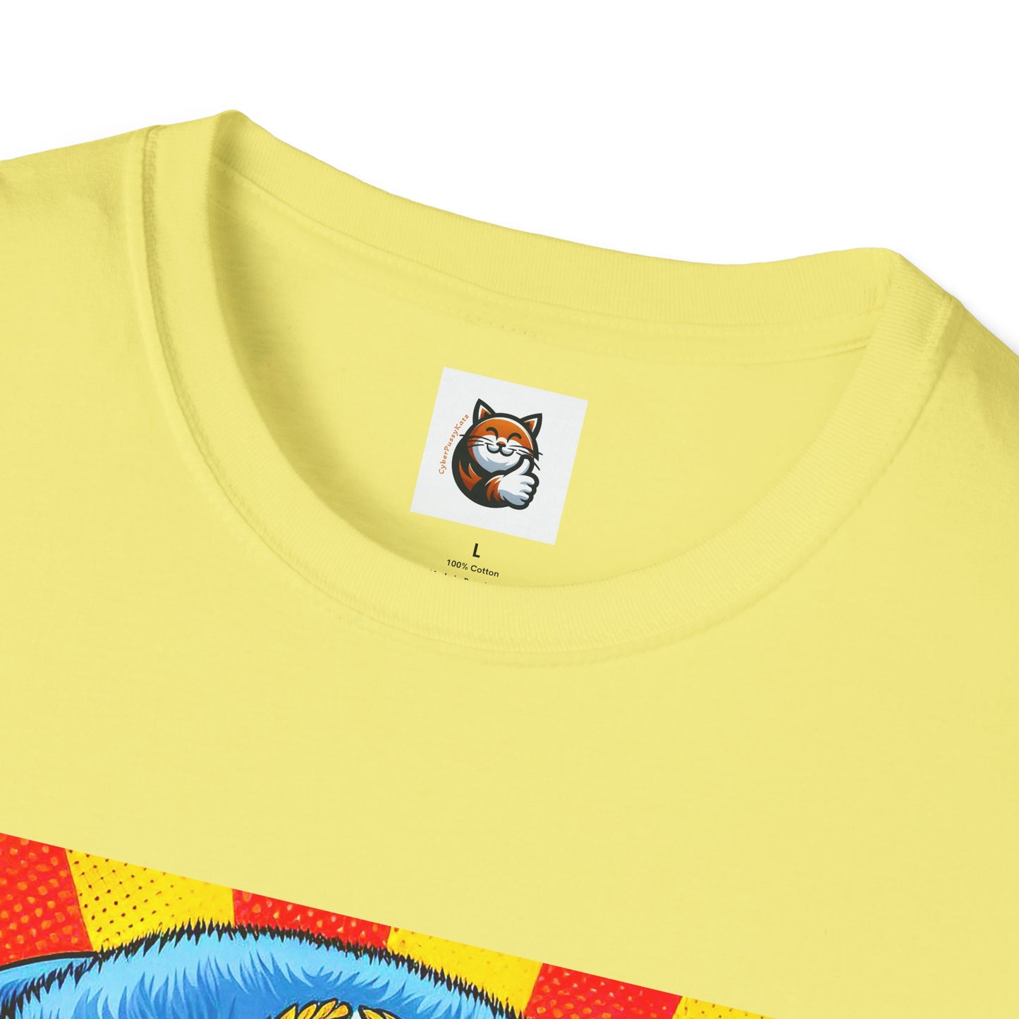 Russian Blue Cat Unisex Softstyle T-Shirt
