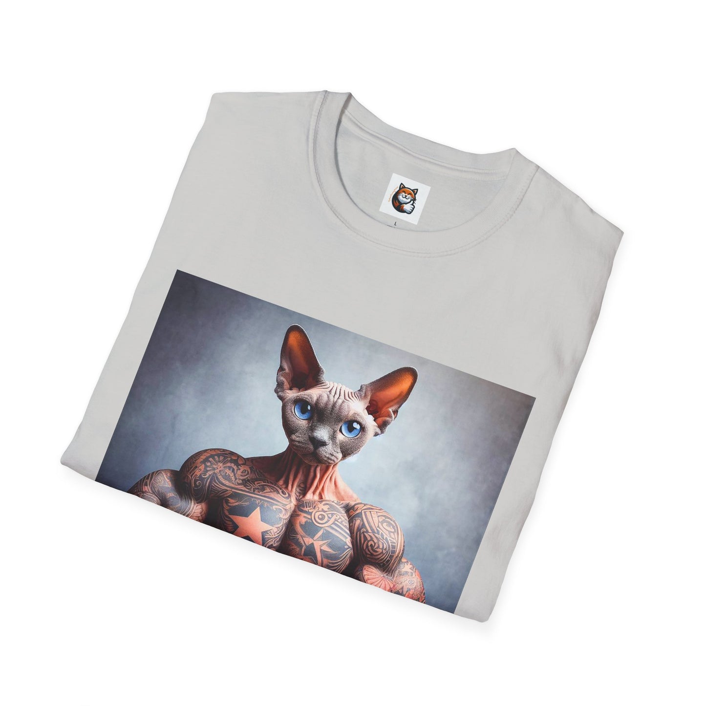 Devon Rex Cat Unisex Softstyle T-Shirt