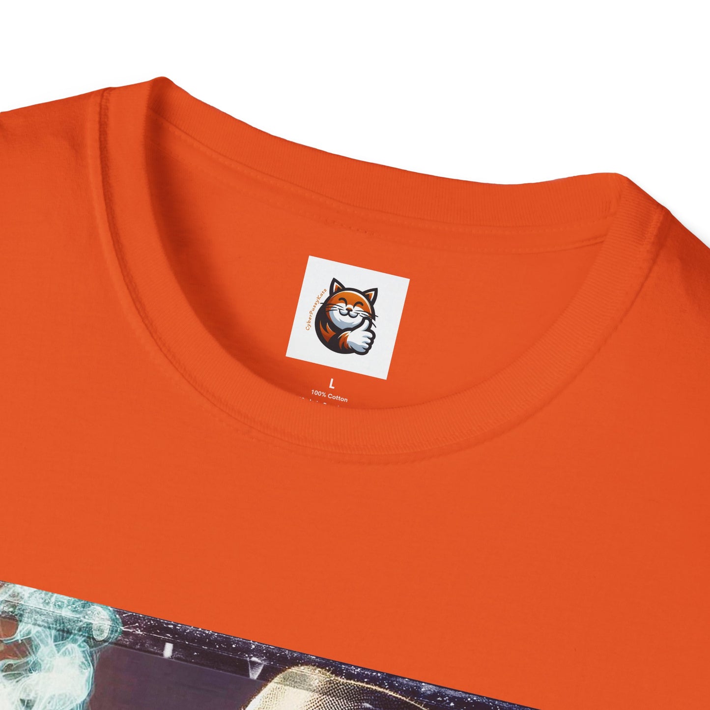 Devon Rex Cat whiskey drinker Softstyle T-Shirt
