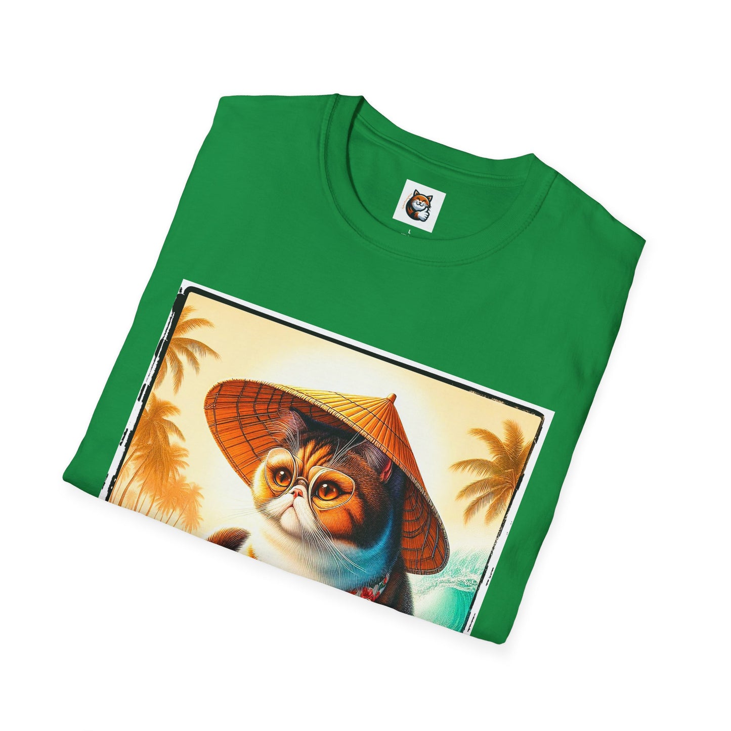 Exotic Shorthair Cat Unisex Softstyle T-Shirt