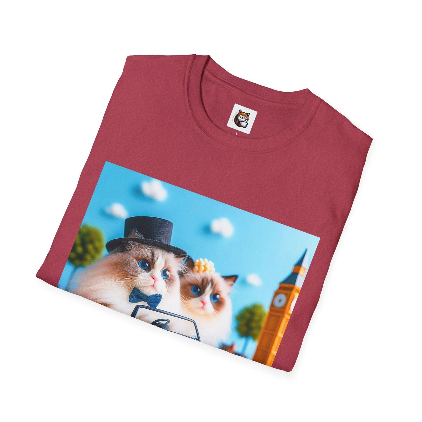 Wacky Ragdoll Unisex Softstyle T-Shirt by Printify
