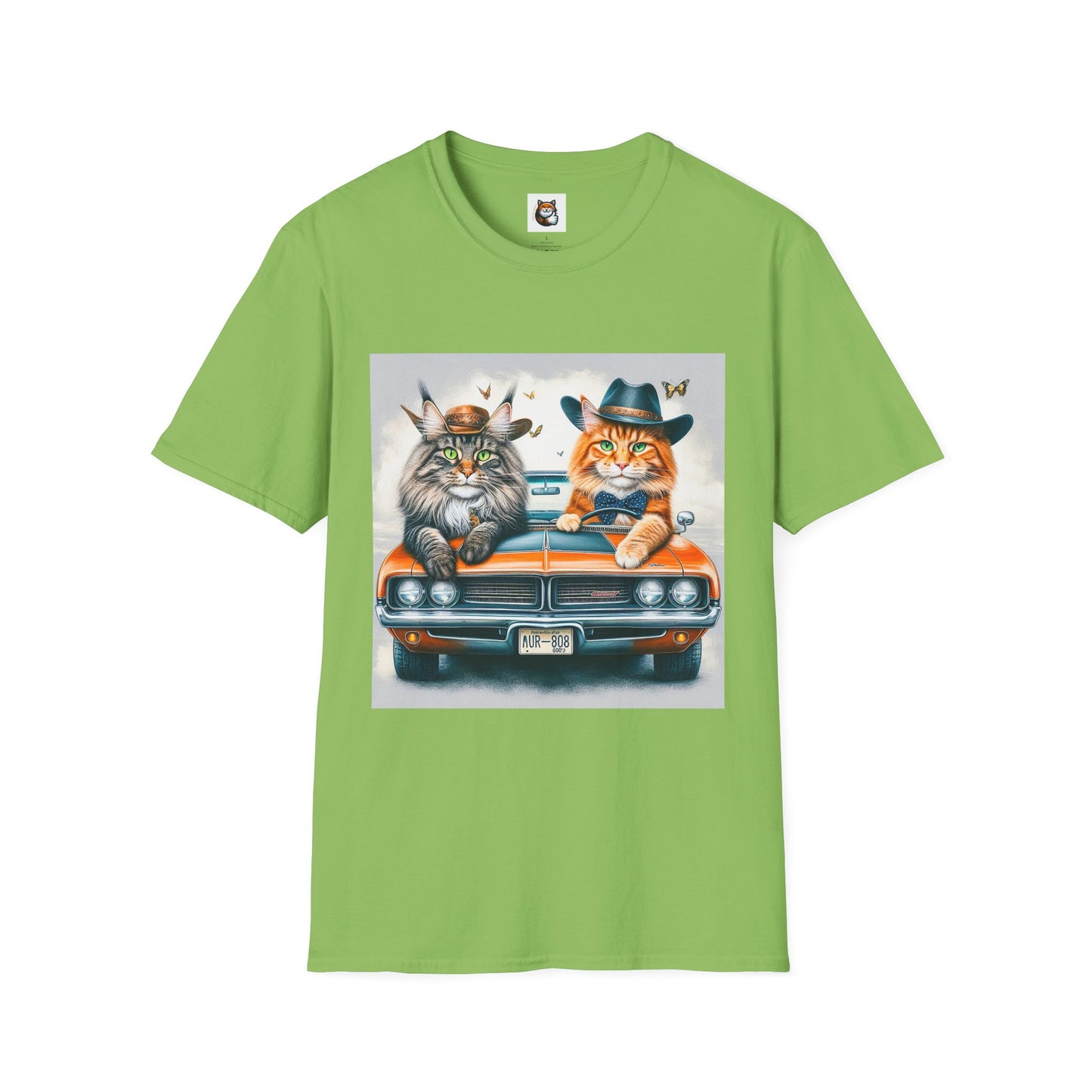 Wacky Maine Coon Unisex Softstyle T-Shirt