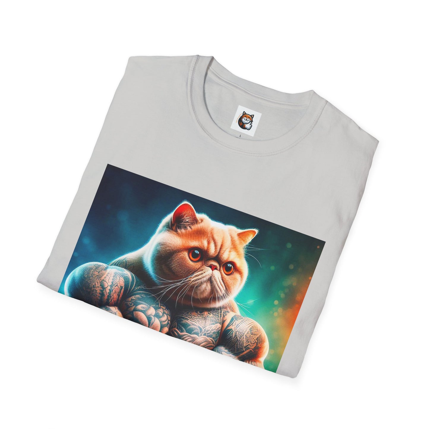 Exotic Shorthair Cat Unisex Softstyle T-Shirt