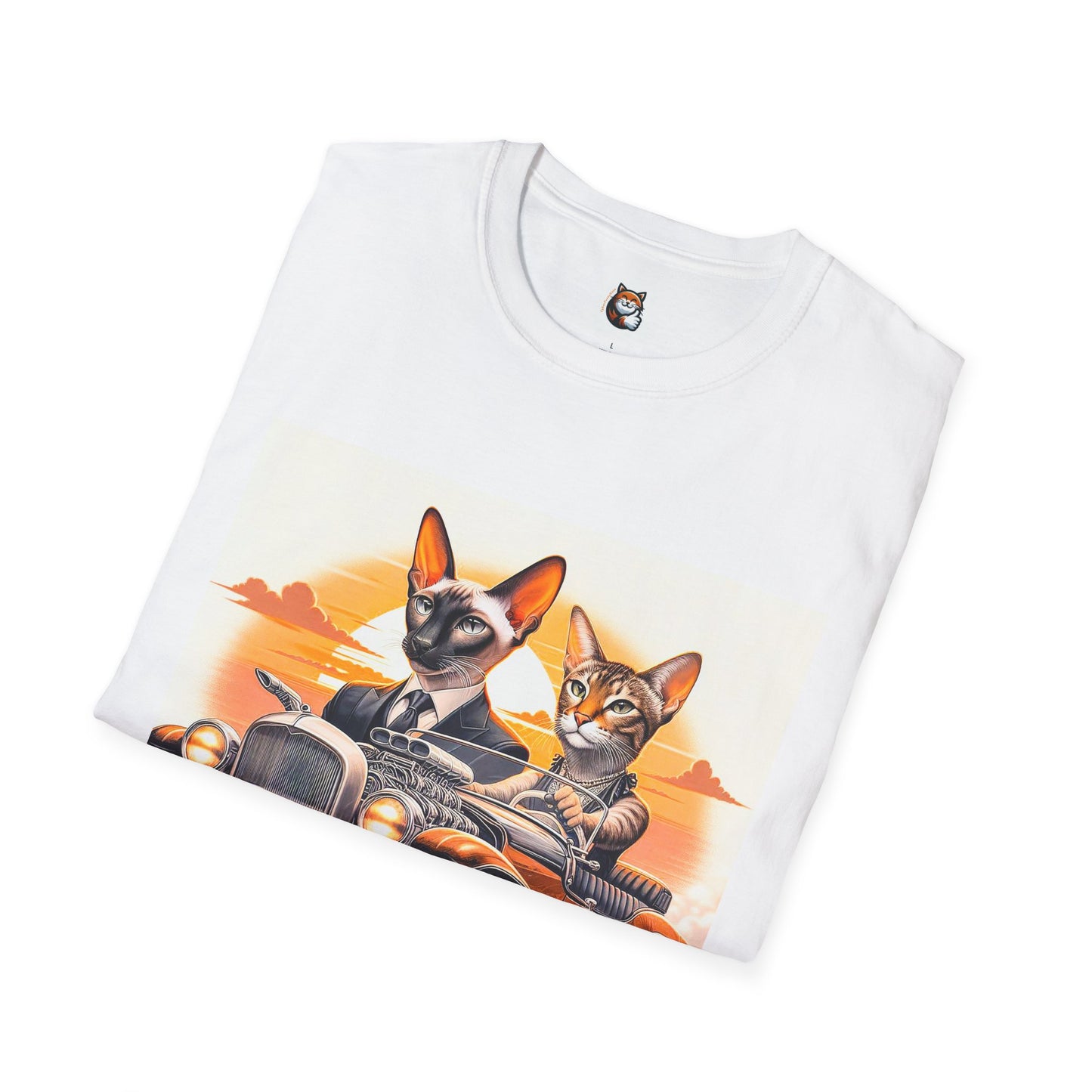Wacky Oriental Shorthair Unisex Softstyle T-Shirt