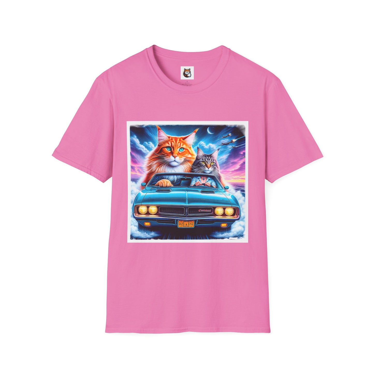 Wacky Maine Coon Unisex Softstyle T-Shirt