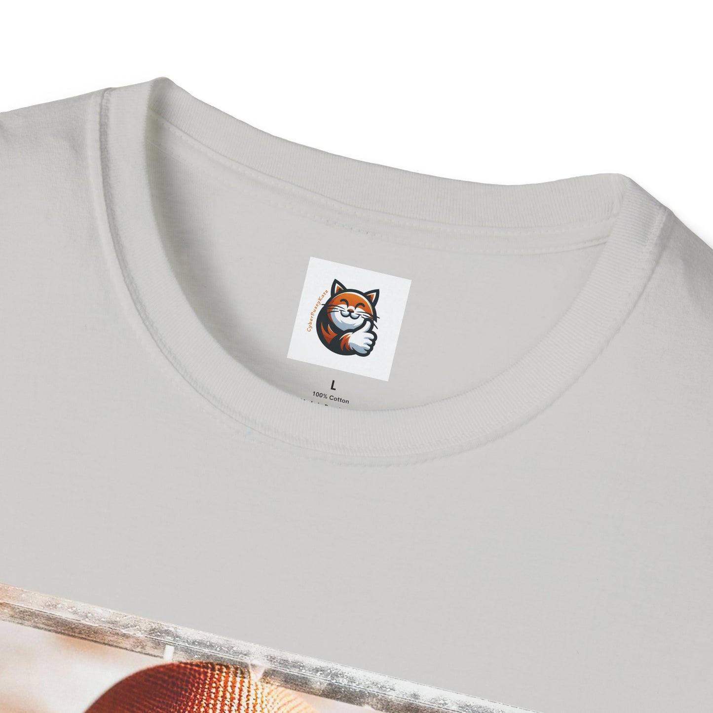 Abyssinian hat and tie Unisex Softstyle T-Shirt